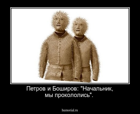 Петров и Боширов: "Начальник, мы прокололись".