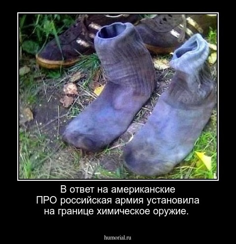 В ответ на американские ПРО российская армия установила на границе химическое оружие.