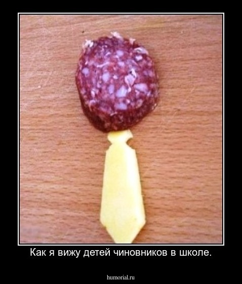 Как я вижу детей чиновников в школе.