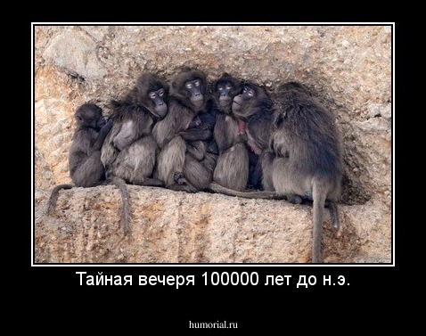 Тайная вечеря 100000 лет до н.э.