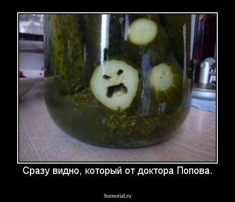 Сразу видно, который от доктора Попова.