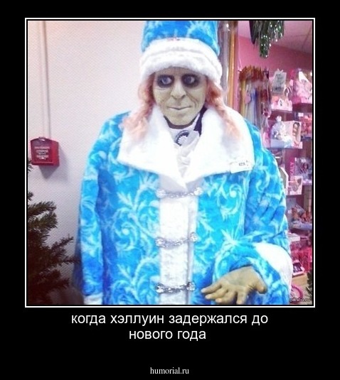 когда хэллуин задержался до нового года

