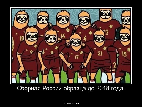 Сборная России образца до 2018 года.