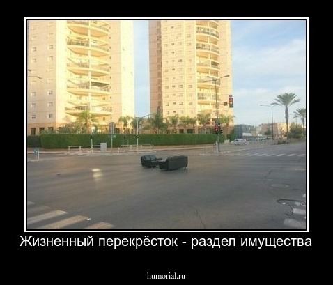 Жизненный перекрёсток - раздел имущества