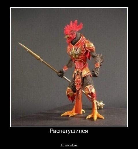 Распетушился