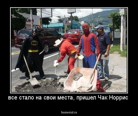 все стало на свои места, пришел Чак Норрис 