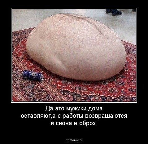 Да это мужики дома оставляют,а с работы возврашаются и снова в оброз
