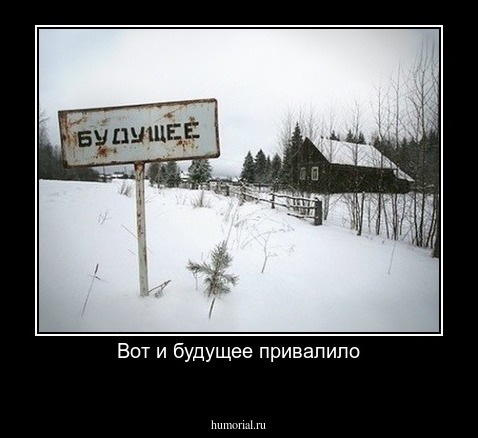 Вот и будущее привалило
