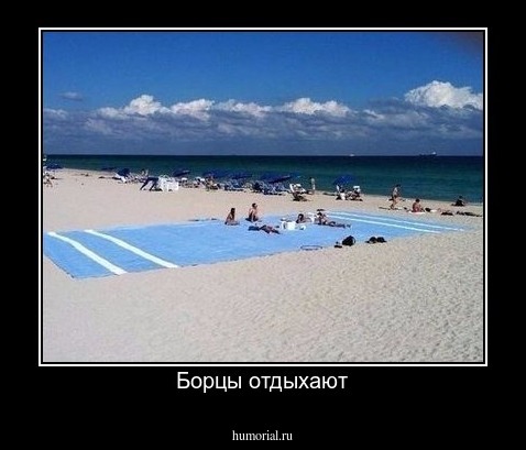 Борцы отдыхают