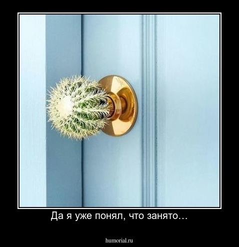 Да я уже понял, что занято…