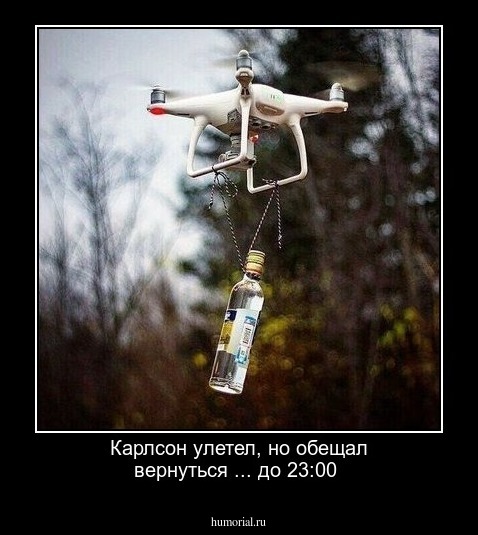 Карлсон улетел, но обещал вернуться ... до 23:00