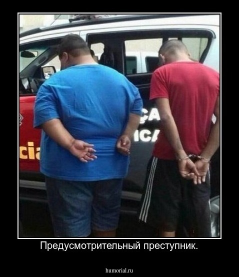 Предусмотрительный преступник.