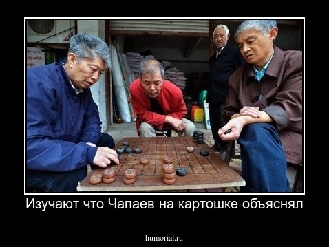 Изучают что Чапаев на картошке объяснял