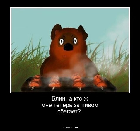 Блин, а кто ж мне теперь за пивом сбегает?
