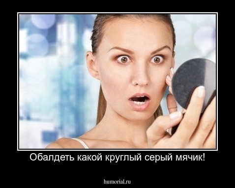 Обалдеть какой круглый серый мячик!