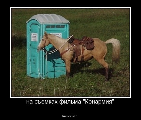 на съемках фильма "Конармия"