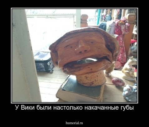 У Вики были настолько накачанные губы