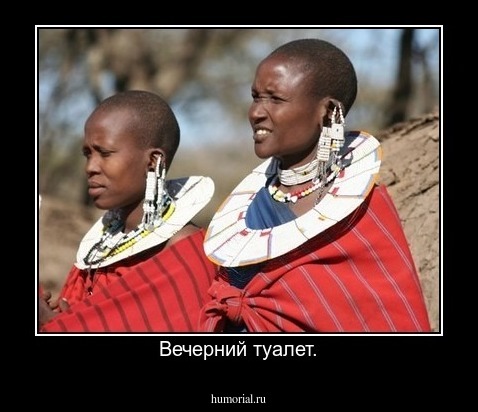 Вечерний туалет.