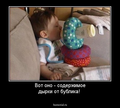 Вот оно - содержимое дырки от бублика!
