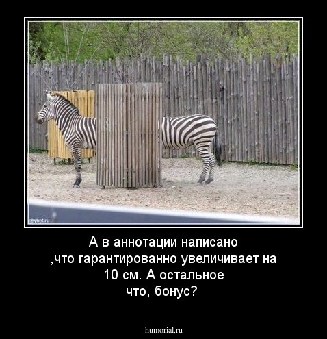 А в аннотации написано ,что гарантированно увеличивает на 10 см. А остальное что, бонус?