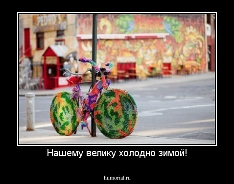 Нашему велику холодно зимой!