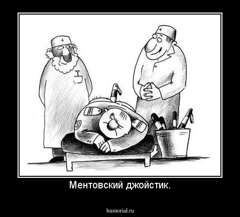 Ментовский джойстик.