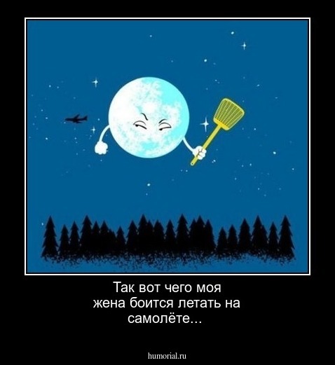 Так вот чего моя жена боится летать на самолёте...