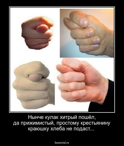 Нынче кулак хитрый пошёл, да прижимистый, простому крестьянину  краюшку хлеба не подаст...
