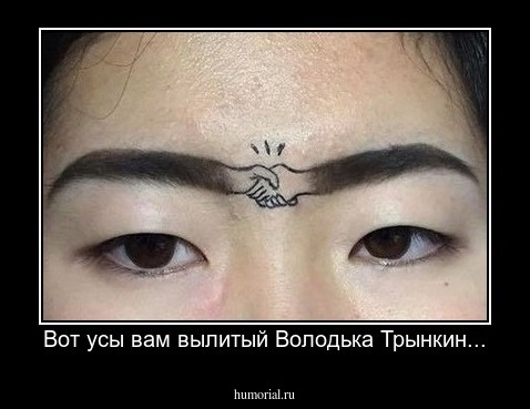 Вот усы вам вылитый Володька Трынкин...