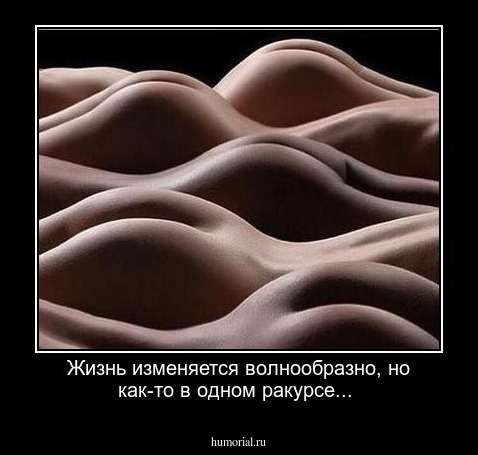 Жизнь изменяется волнообразно, но как-то в одном ракурсе...
