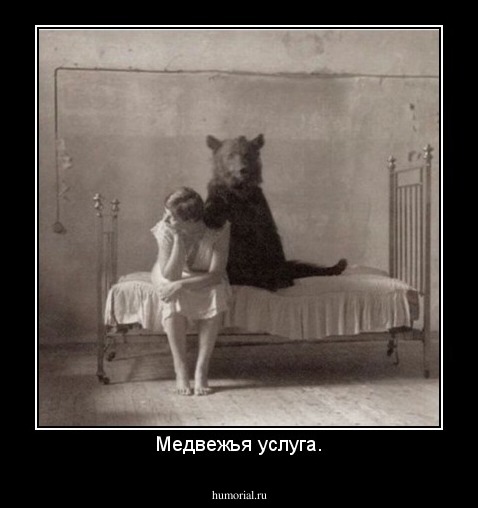 Медвежья услуга.
