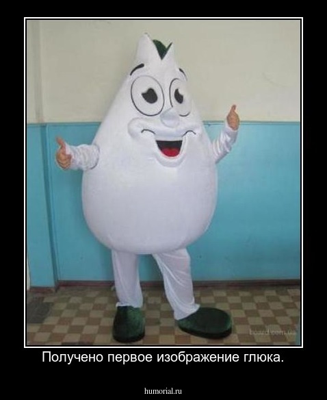 Получено первое изображение глюка.