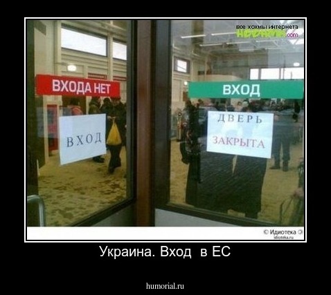 Украина. Вход  в ЕС