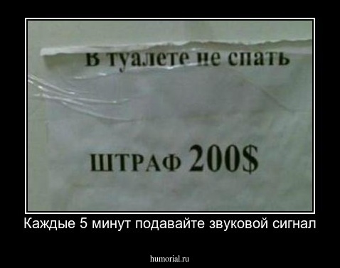Каждые 5 минут подавайте звуковой сигнал