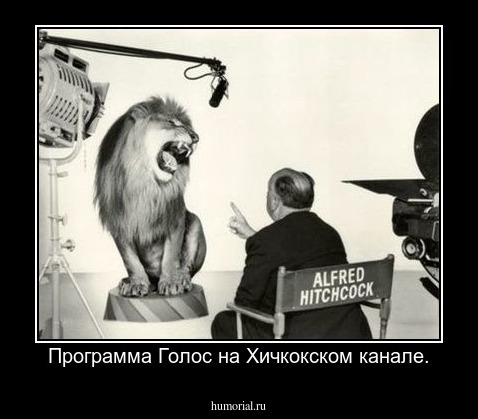 Программа Голос на Хичкокском канале.