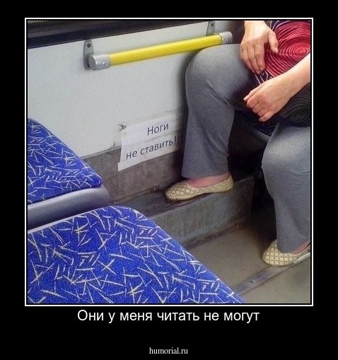 Они у меня читать не могут