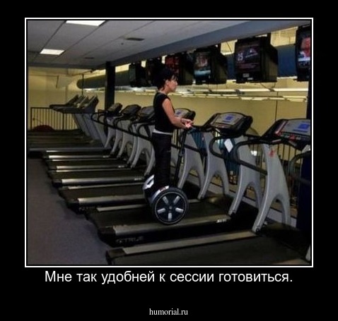 Мне так удобней к сессии готовиться.