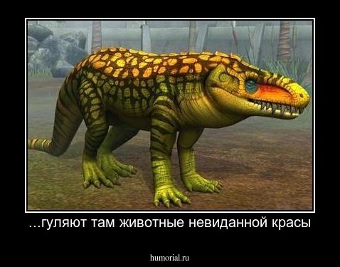 ...гуляют там животные невиданной красы