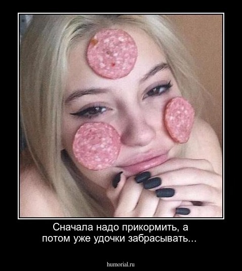 Сначала надо прикормить, а потом уже удочки забрасывать...