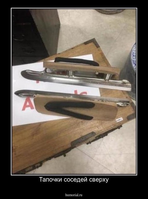 Тапочки соседей сверху