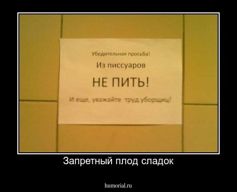 Запретный плод сладок