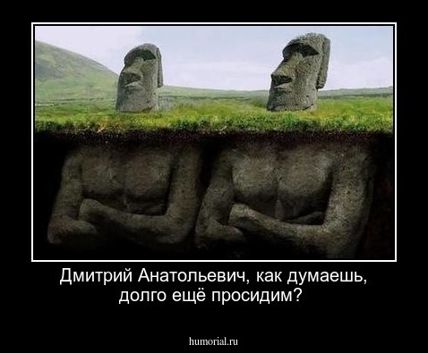 Дмитрий Анатольевич, как думаешь, долго ещё просидим?