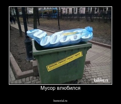 Мусор влюбился