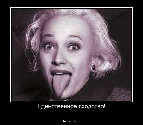 Единственное сходство!
