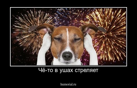 Чё-то в ушах стреляет