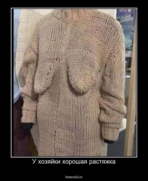 У хозяйки хорошая растяжка