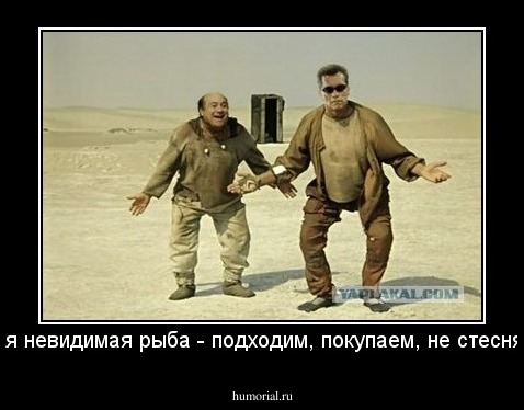 свежая невидимая рыба - подходим, покупаем, не стесняемся!