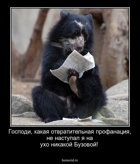 Господи, какая отвратительная профанация, не наступал я на ухо никакой Бузовой!