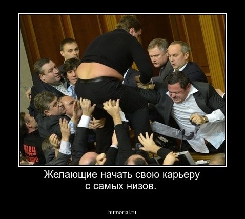 Желающие начать свою карьеру с самых низов.