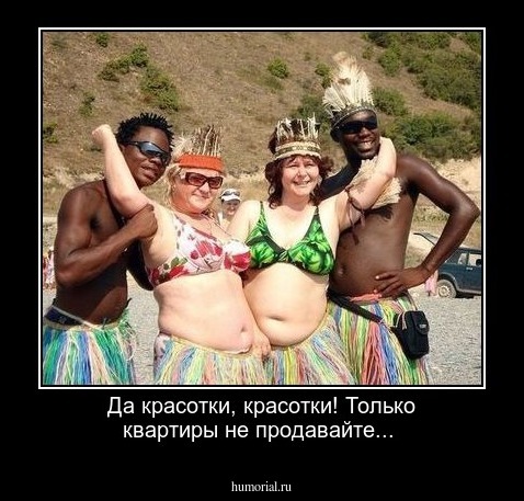 Да красотки, красотки! Только квартиры не продавайте...